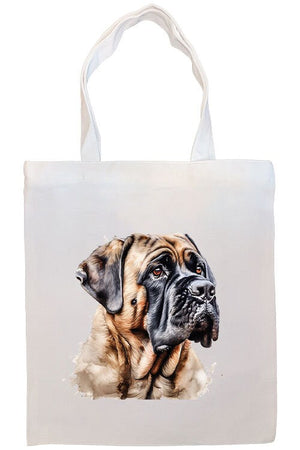 Canvas Tote Bag, Zippered With Handles & Inner Pocket, "Mastiff"-2