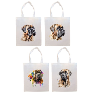 Canvas Tote Bag, Zippered With Handles & Inner Pocket, "Mastiff"-0