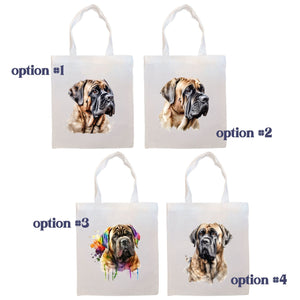 Canvas Tote Bag, Zippered With Handles & Inner Pocket, "Mastiff"-1