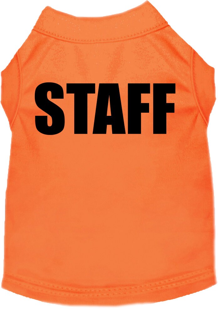 Halloween Pet Dog & Cat Shirt Screen Printed, "Staff Costume"-7