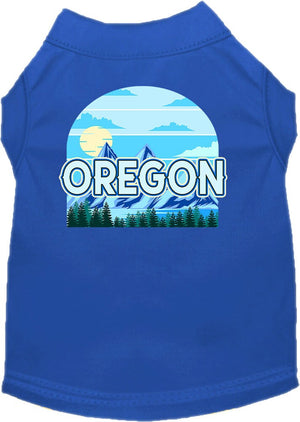 Pet Dog & Cat Screen Printed Shirt for Medium to Large Pets (Sizes 2XL-6XL), "Oregon Trailblazer"-4