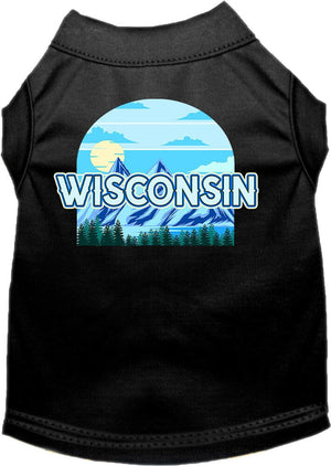 Pet Dog & Cat Screen Printed Shirt for Medium to Large Pets (Sizes 2XL-6XL), "Wisconsin Trailblazer"-3