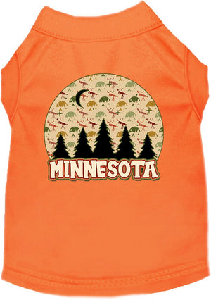 Pet Dog & Cat Screen Printed Shirt for Medium to Large Pets (Sizes 2XL-6XL), "Minnesota Under The Stars"-4