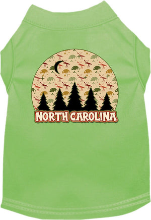 Pet Dog & Cat Screen Printed Shirt for Medium to Large Pets (Sizes 2XL-6XL), "North Carolina Under The Stars"-3