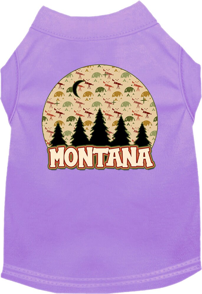 Pet Dog & Cat Screen Printed Shirt for Small to Medium Pets (Sizes XS-XL), "Montana Under The Stars"-4