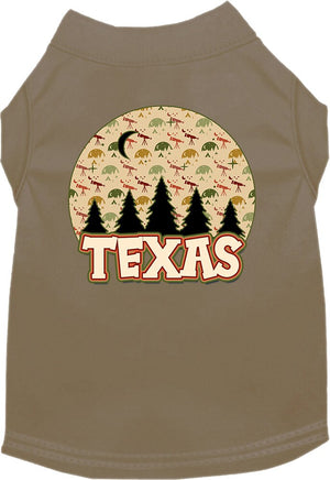 Pet Dog & Cat Screen Printed Shirt for Small to Medium Pets (Sizes XS-XL), "Texas Under The Stars"-3