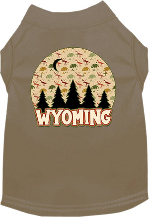 Pet Dog & Cat Screen Printed Shirt for Small to Medium Pets (Sizes XS-XL), "Wyoming Under The Stars"-4