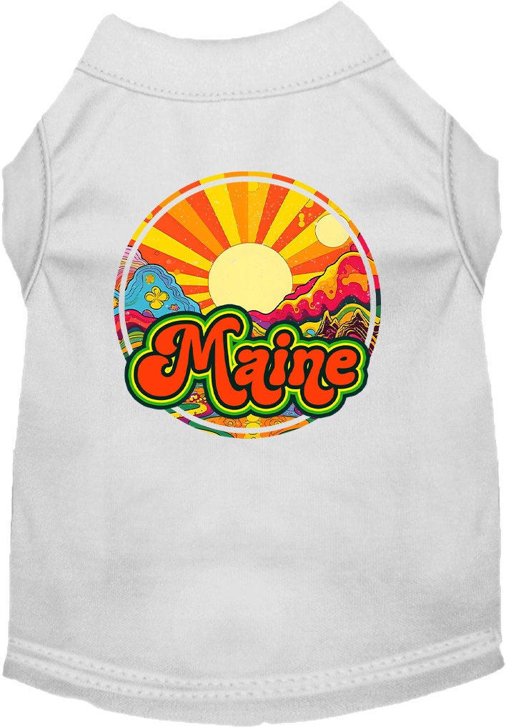 Pet Dog & Cat Screen Printed Shirt for Small to Medium Pets (Sizes XS-XL), "Maine Mellow Mountain"-3