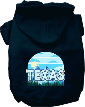 Pet Dog & Cat Screen Printed Hoodie for Small to Medium Pets (Sizes XS-XL), "Texas Trailblazer"-2