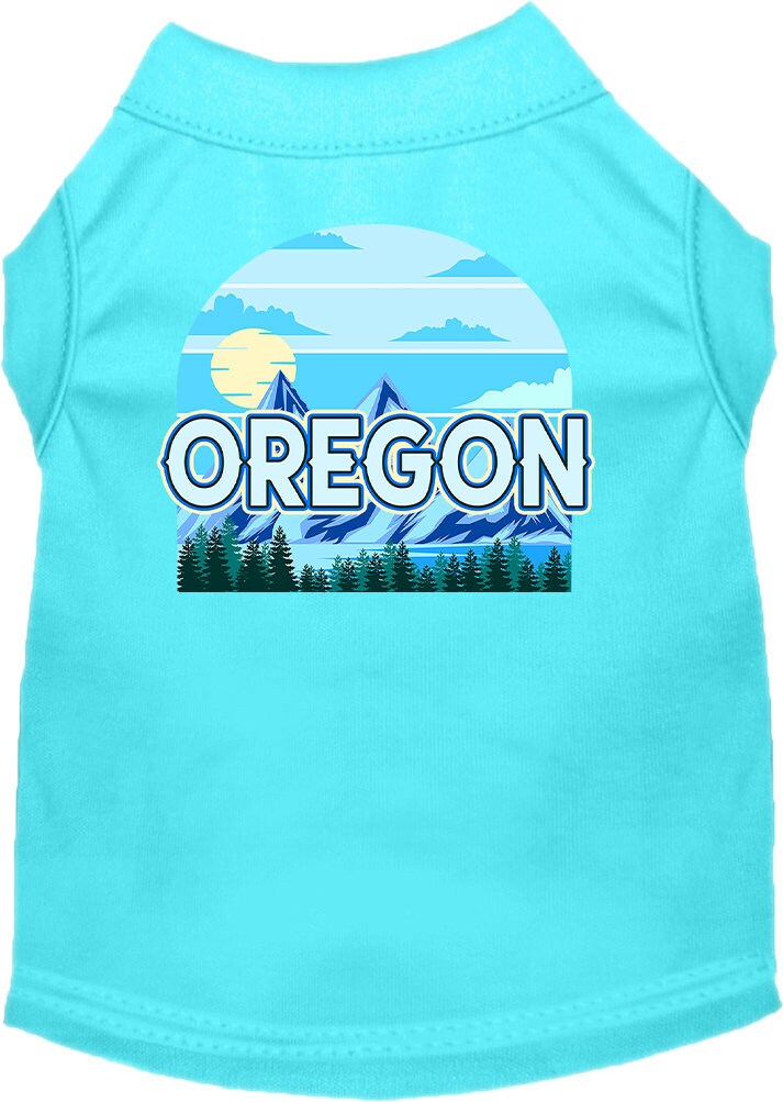 Pet Dog & Cat Screen Printed Shirt for Medium to Large Pets (Sizes 2XL-6XL), "Oregon Trailblazer"-3