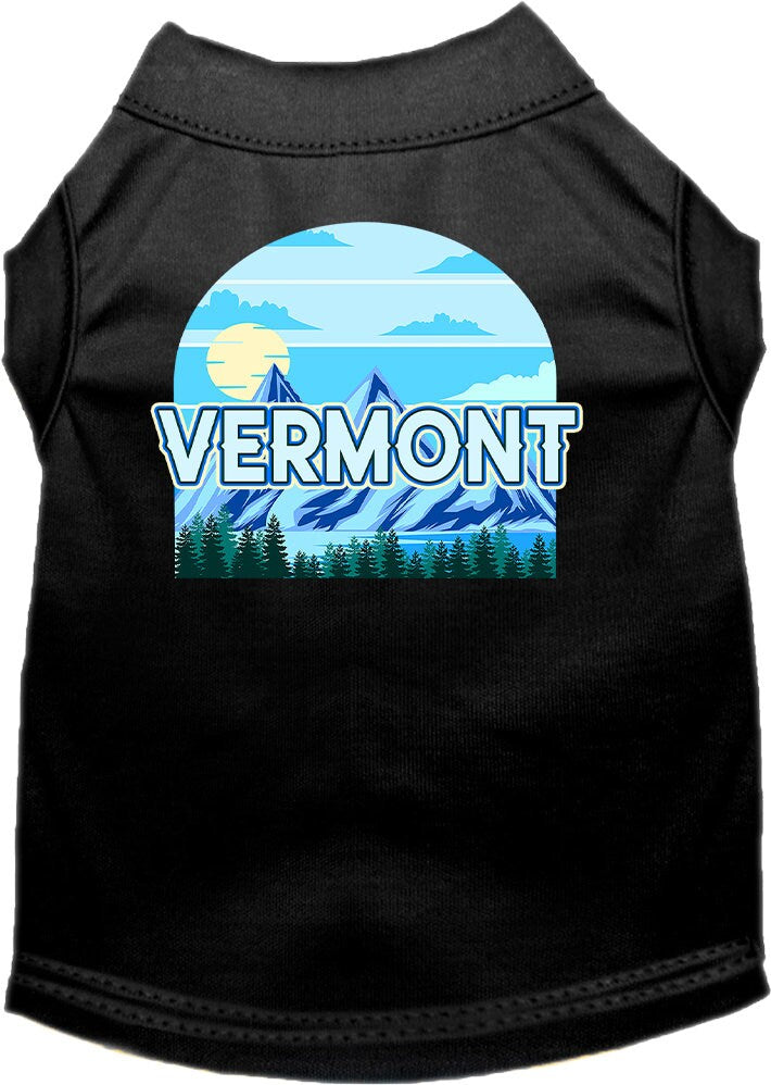 Pet Dog & Cat Screen Printed Shirt for Small to Medium Pets (Sizes XS-XL), "Vermont Trailblazer"-3