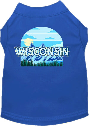 Pet Dog & Cat Screen Printed Shirt for Medium to Large Pets (Sizes 2XL-6XL), "Wisconsin Trailblazer"-4