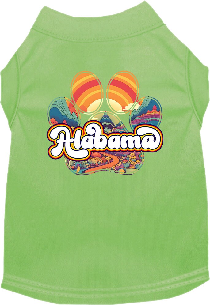 Pet Dog & Cat Screen Printed Shirt for Medium to Large Pets (Sizes 2XL-6XL), "Alabama Groovy Summit"-3