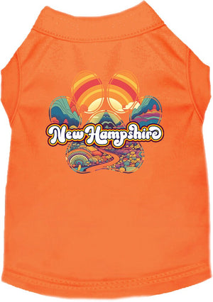 Pet Dog & Cat Screen Printed Shirt for Medium to Large Pets (Sizes 2XL-6XL), "New Hampshire Groovy Summit"-3