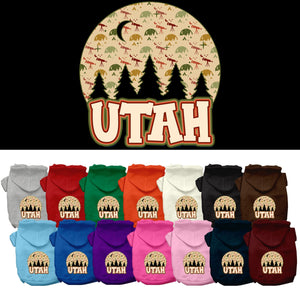 Pet Dog & Cat Screen Printed Hoodie for Small to Medium Pets (Sizes XS-XL), "Utah Under The Stars"-0