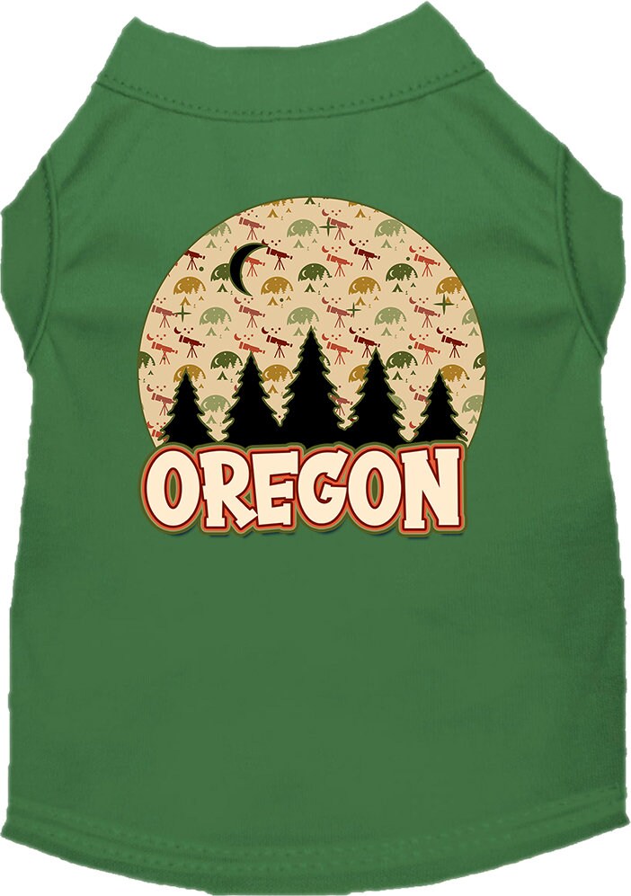 Pet Dog & Cat Screen Printed Shirt for Small to Medium Pets (Sizes XS-XL), "Oregon Under The Stars"-3