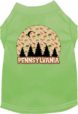 Pet Dog & Cat Screen Printed Shirt for Medium to Large Pets (Sizes 2XL-6XL), "Pennsylvania Under The Stars"-3