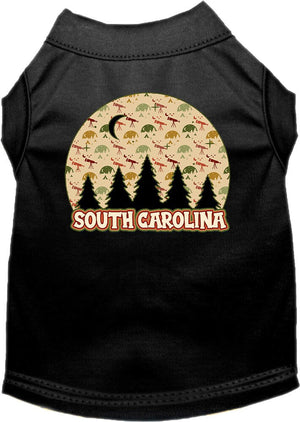 Pet Dog & Cat Screen Printed Shirt for Medium to Large Pets (Sizes 2XL-6XL), "South Carolina Under The Stars"-3