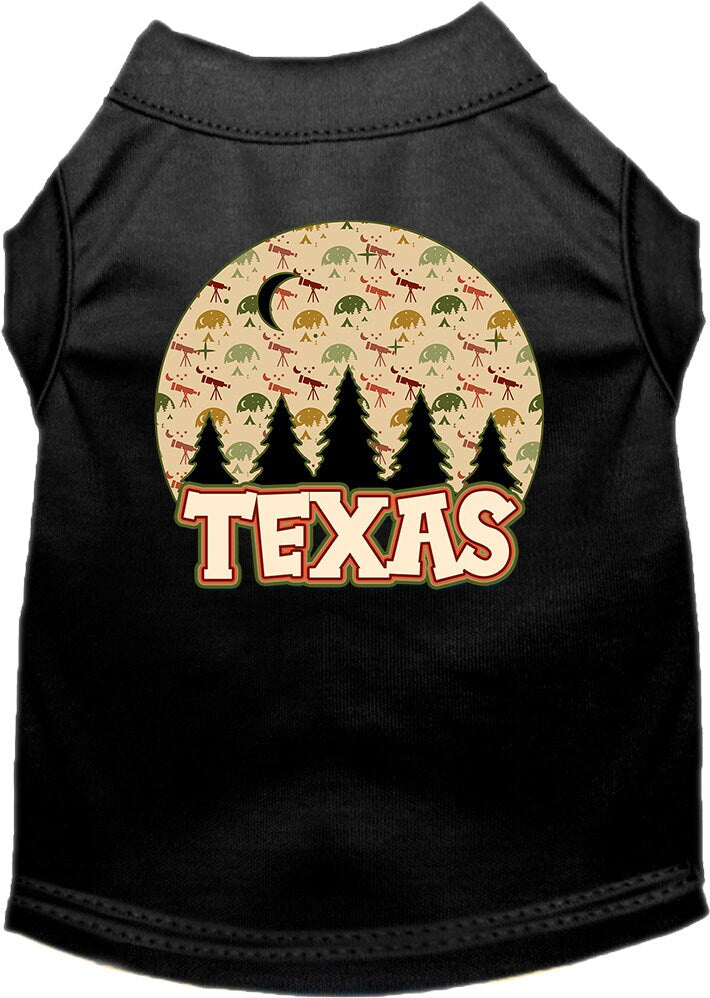 Pet Dog & Cat Screen Printed Shirt for Small to Medium Pets (Sizes XS-XL), "Texas Under The Stars"-4