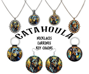 Catahoula Jewelry - Stained Glass Style Necklaces, Earrings and more!-0