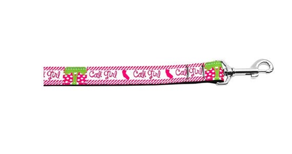 Pet Dog & Cat Nylon Collar or Leash, "Cali Girl"-3