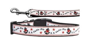 Pet Dog & Cat Nylon Collar or Leash, "S.S. Cutie Pie"-0