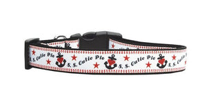 Pet Dog & Cat Nylon Collar or Leash, "S.S. Cutie Pie"-2