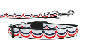 Pet Dog & Cat Nylon Collar or Leash, "American Swag"-0