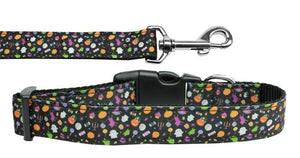 Halloween Pet Dog & Cat Nylon Collar or Leash, "Halloween Confetti"-0