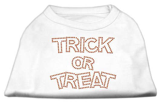 Halloween Pet Dog & Cat Shirt Rhinestone,"Trick or Treat"-1