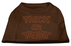 Halloween Pet Dog & Cat Shirt Rhinestone,"Trick or Treat"-2