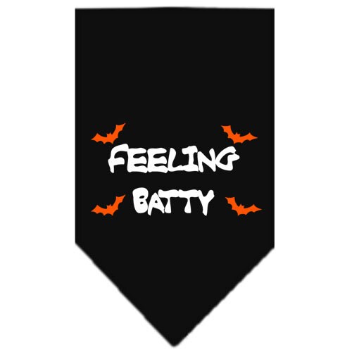 Halloween Pet and Dog Bandana Screen Printed, "Feeling Batty"-1