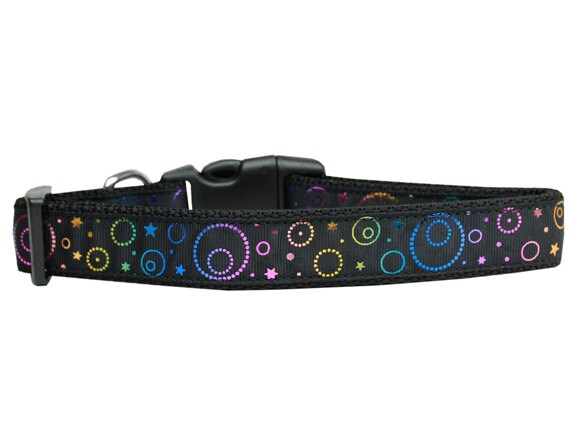 Pet Dog & Cat Nylon Collar or Leash, "Galactic Shimmer"-2