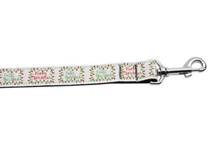 Christmas Pet Dog & Cat Nylon Collar or Leash, "Feliz Navidad"-3