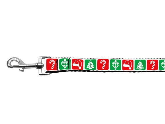 Christmas Nylon Pet Collars and Leashes, "Timeless Christmas"-2