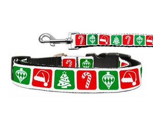 Christmas Nylon Pet Collars and Leashes, "Timeless Christmas"-0