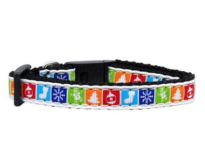 Christmas Nylon Pet Collars and Leashes, "Classic Christmas"-3