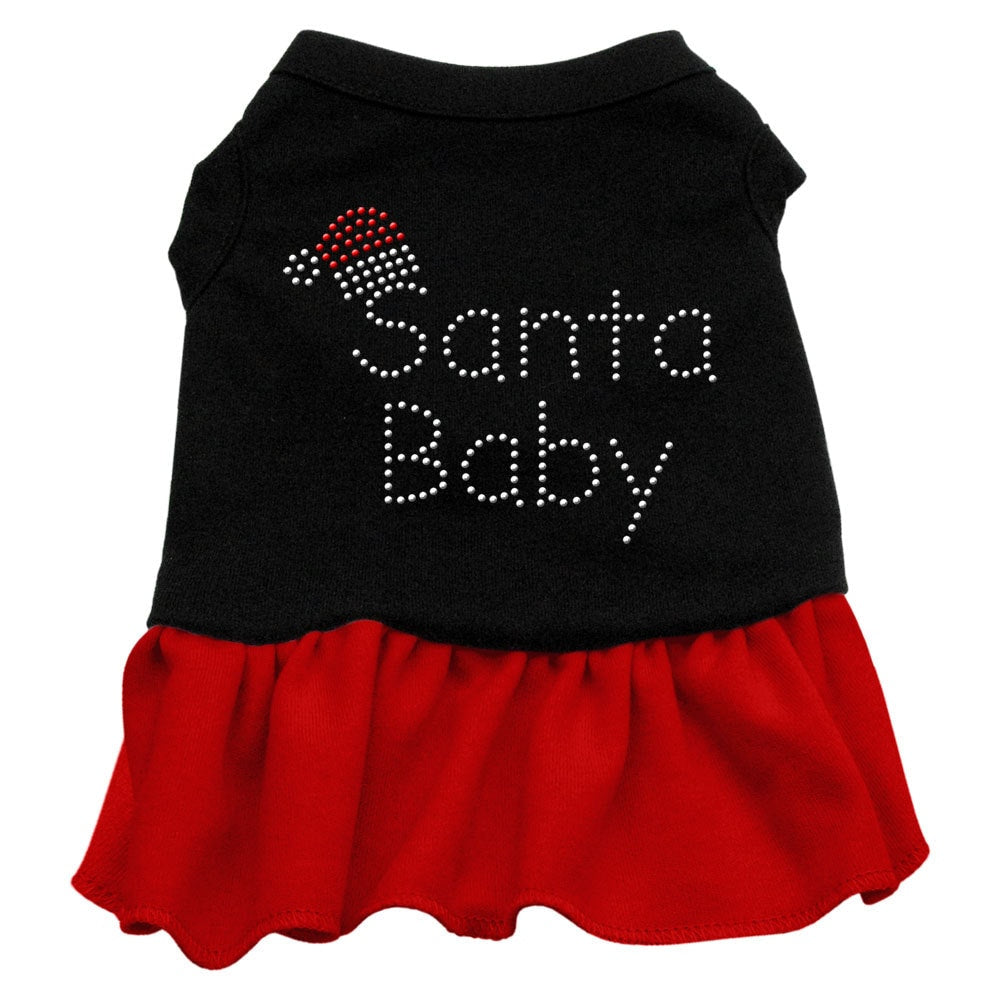 Christmas Dog Dress, "Santa Baby"-2