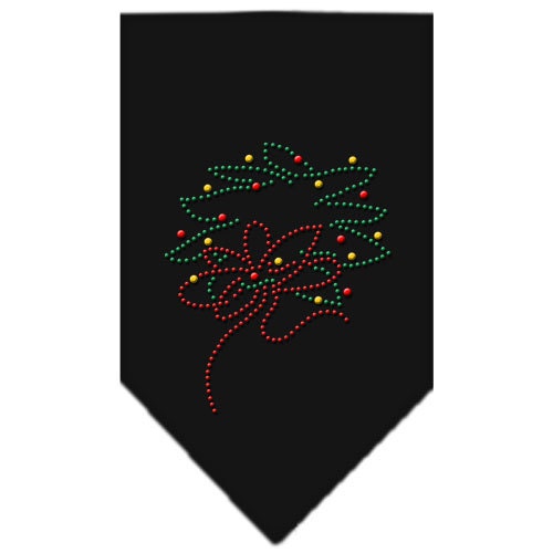 Christmas Pet and Dog Bandana Rhinestone, "Wreath"-1