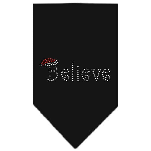 Christmas Pet and Dog Bandana Rhinestone, "Believe"-1