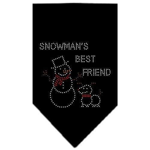 Christmas Pet and Dog Bandana Rhinestone, "Snowman's Best Friend"-1