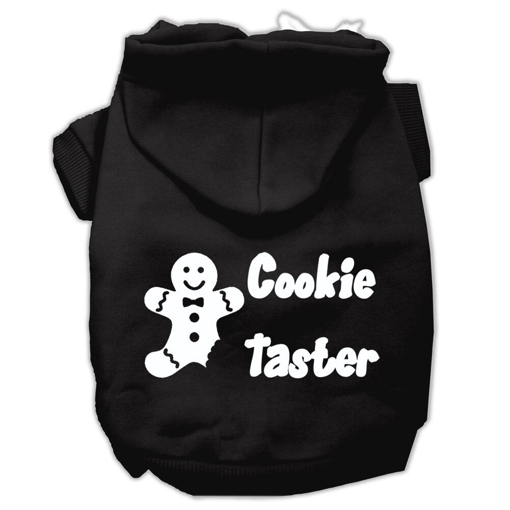 Christmas Pet Dog & Cat Hoodie Screen Printed, "Cookie Taster"-4