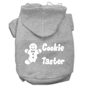 Christmas Pet Dog & Cat Hoodie Screen Printed, "Cookie Taster"-3