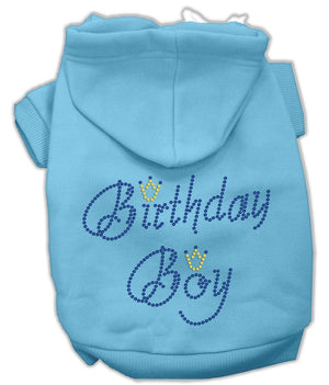 Birthday Pet Dog & Cat Hoodie Rhinestone, "Birthday Boy"-4