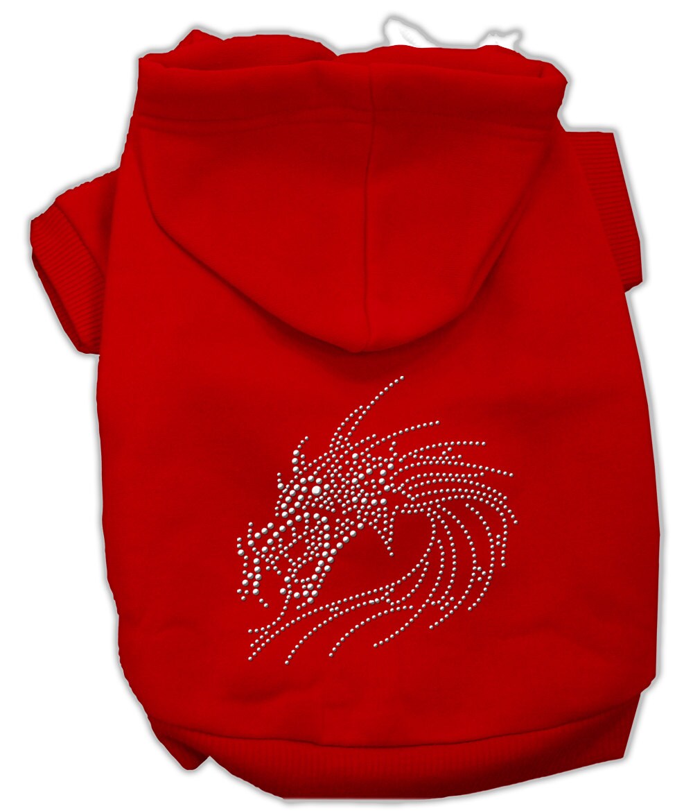 Pet, Dog & Cat Hoodie Rhinestone, "Dragon"-2