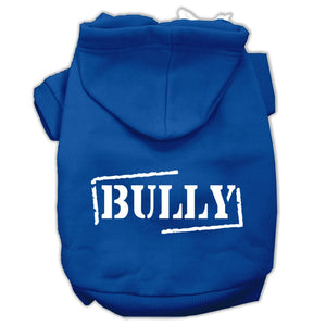 Pet, Dog & Cat Hoodie Screen Printed, "Bully"-3