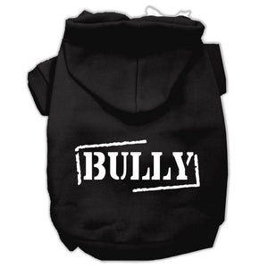 Pet, Dog & Cat Hoodie Screen Printed, "Bully"-2