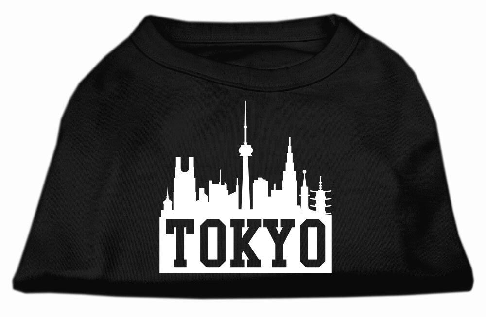 Pet Dog & Cat Shirt Screen Printed, "Tokyo Skyline"-3