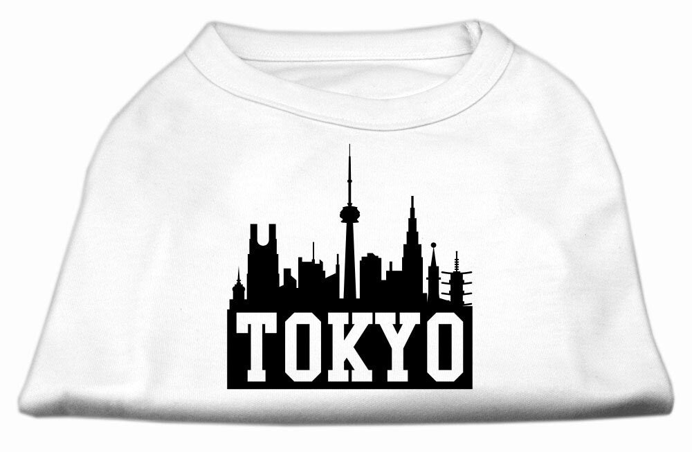 Pet Dog & Cat Shirt Screen Printed, "Tokyo Skyline"-2