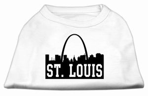 Pet Dog & Cat Shirt Screen Printed, "St. Louis Skyline"-2